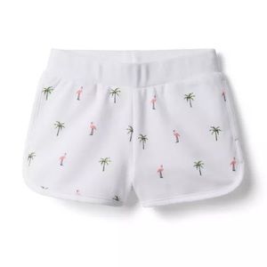 Janie & Jack Girls FLAMINGO PALM SHORT Size 6